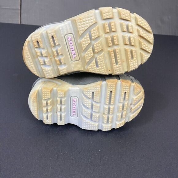 Sorel Cub Purple Lilac Insulated Pull On Snow Winter Boots baby girl Shoe Size 6 - Picture 5 of 13